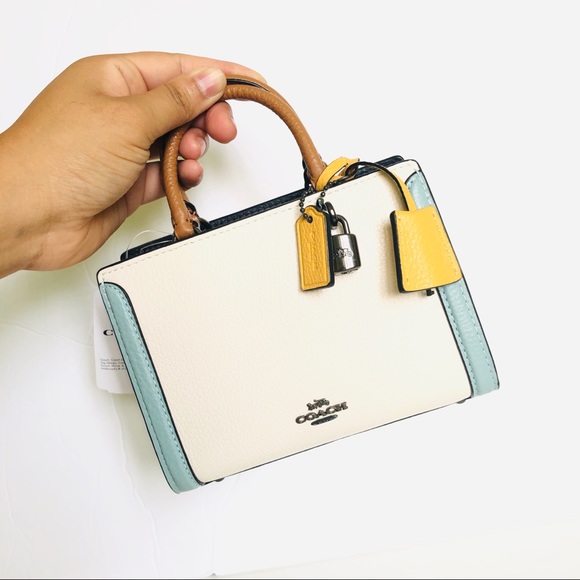 SOLD Coach Micro Zoe Crossbody Colorblock Mini - Picture 9 of 11